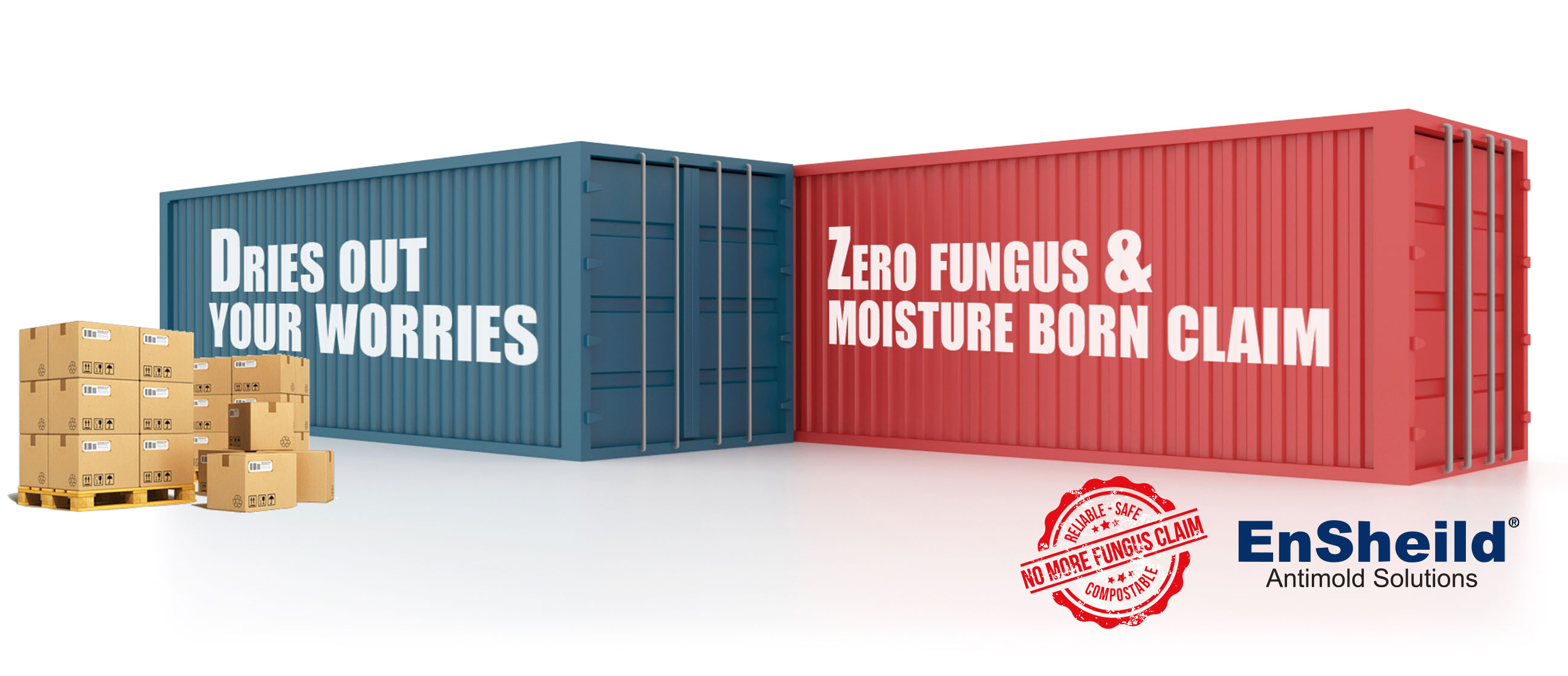 Enshield anti-mould and anti-moisture protection for exports