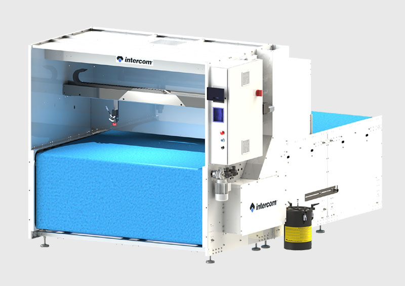 Intercom A3.3 automatic bonding system with extended chain conveyor