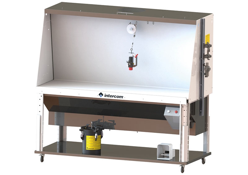Intercom I1398 widest bench B13 with spray device S9