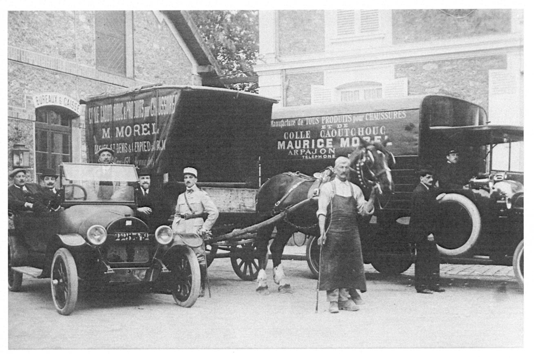 Maurice Morel delivery fleet, Arpajon — 1920s