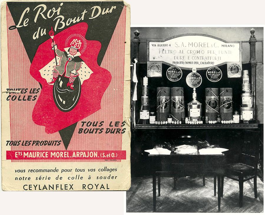 "Le Roi du Bout Dur" — Maurice Morel poster and trade stand